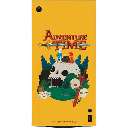 Adult Swim Adventure Time Cave Of Skulls XBox Series X Digital Edition Console Skin
